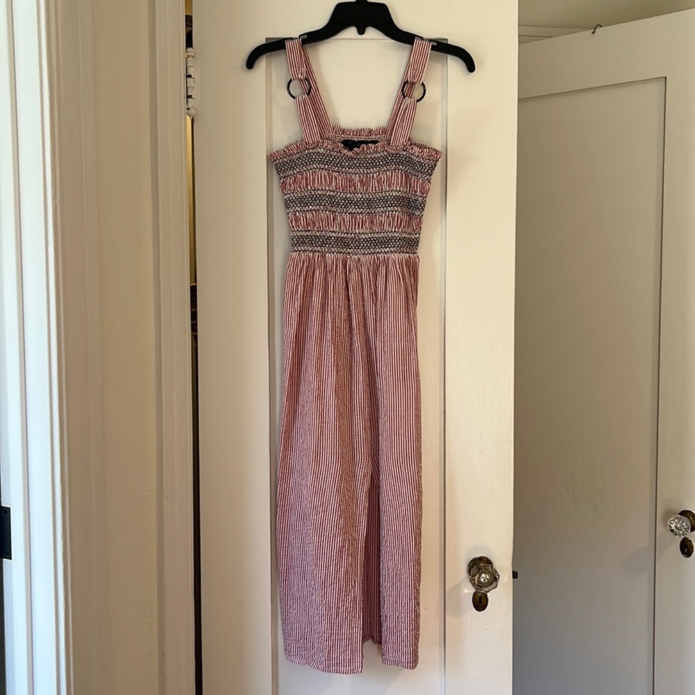 Topshop petite stripe dress